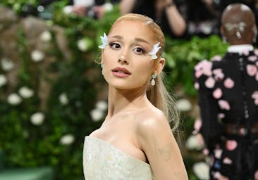 Ariana Grande at the 2024 Met Gala: "Sleeping Beauties: Reawakening Fashion" held at The Metropolita...
