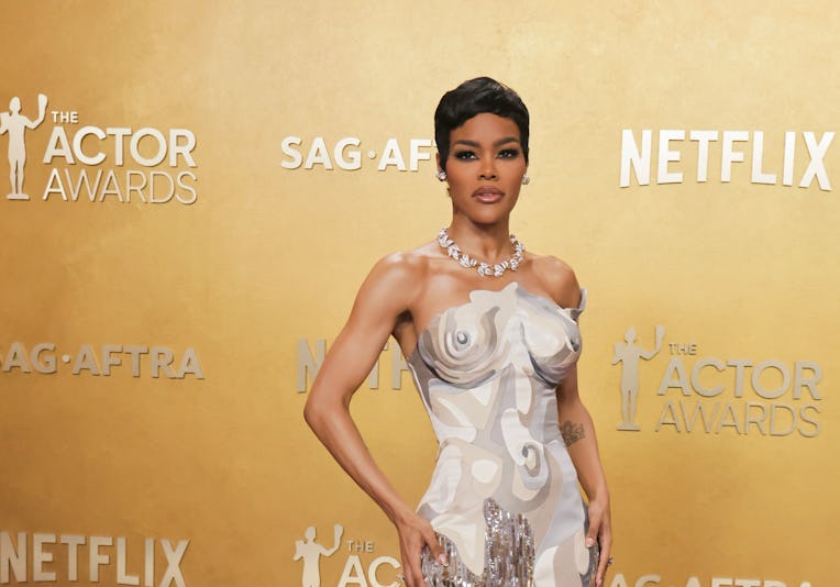 LOS ANGELES, CALIFORNIA - MARCH 01: Teyana Taylor attends the 32nd Annual Actor Awards at Shrine Aud...